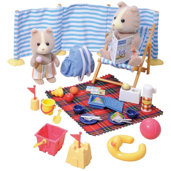 Epoch [117903] (Day at the Seaside), Sylvanian Families, Epoch, Action/Dolls